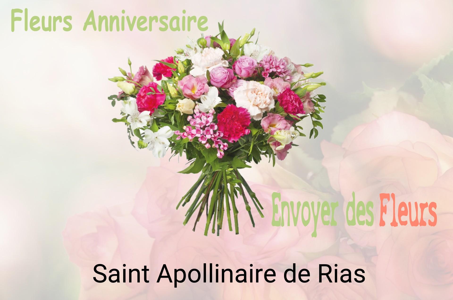 Bouquet de fleurs d’anniversaire livré à Saint-Apollinaire-de-Rias