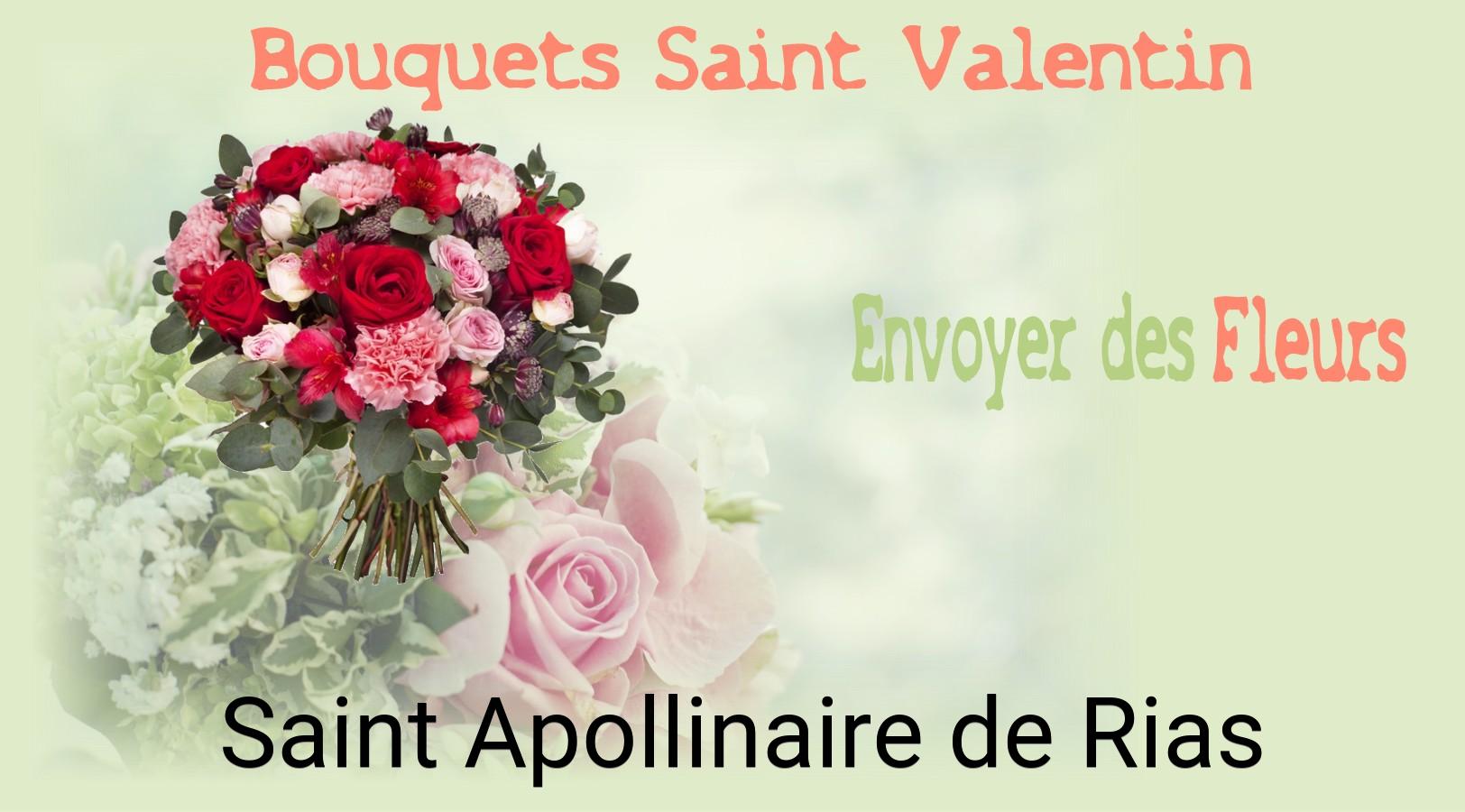 Roses de Saint-Valentin livrées à Saint-Apollinaire-de-Rias
